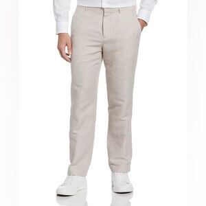 Perry Ellis Light Tan Dress Pants slim fit 34x32 men